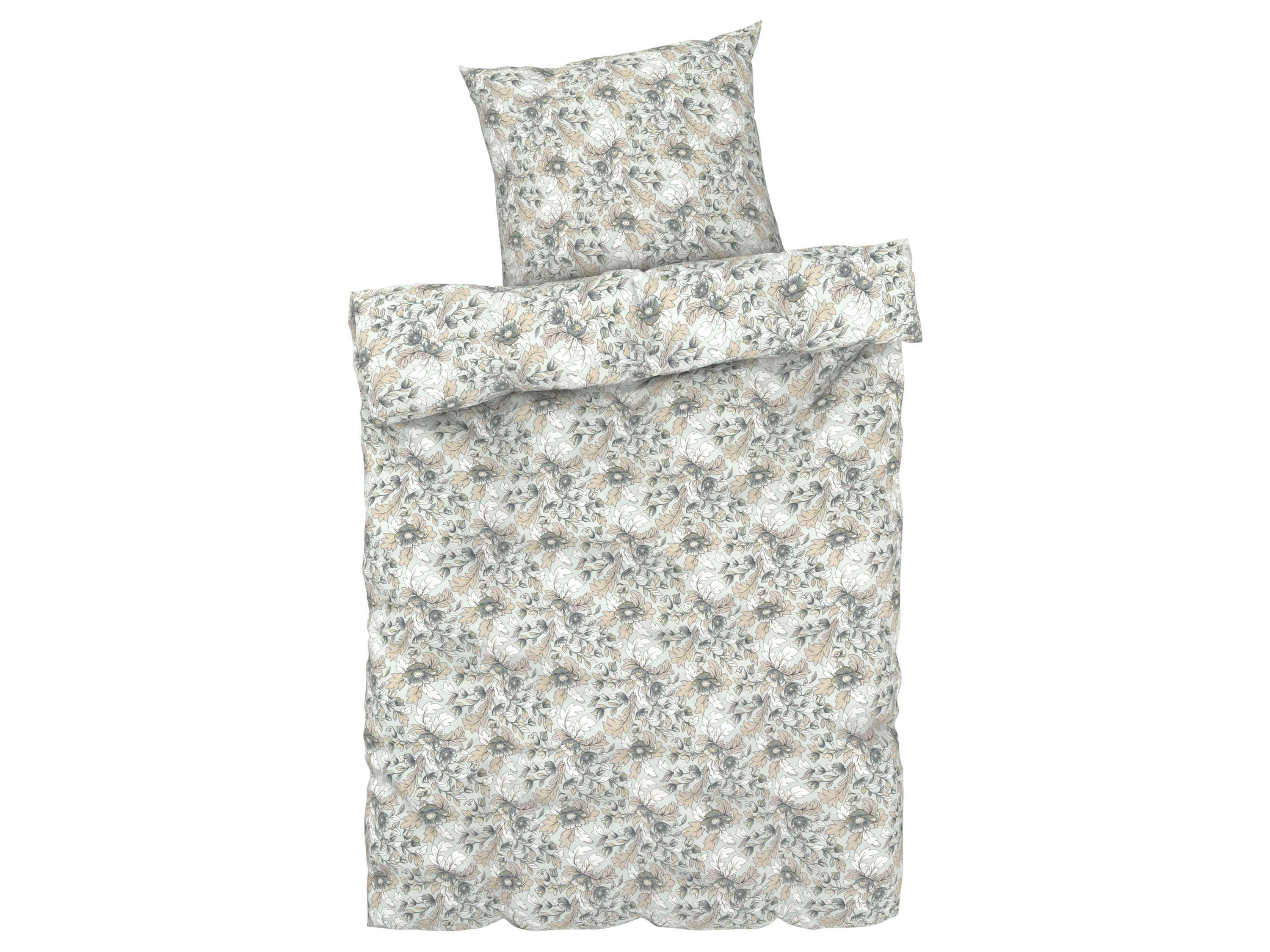 LIVARNO home Bettwäsche Edel-Renforcé 155 x 220 cm  (Achtung LV: OSDE) (Blumen grün/braun)““ | } Materialart: Edel-Renforcé Material: 100 % Baumwolle Empfohlene Jahreszeit: – Größe Bettbezug: B 155 x L 220 cm Größe Kissenbezug: B 80 x L 80 cm Verschluss Bettbezug: Reißverschluss Verschluss Kissenbezug: Reißverschluss Farbe / Muster: Blumen grün