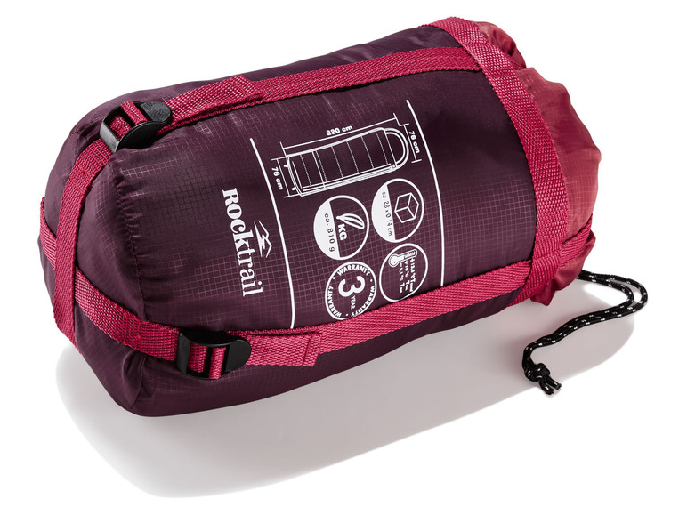 Gehe zu Vollbildansicht: Rocktrail Leichtgewicht Schlafsack, mit 2-Wege-Reißverschluss - Bild 19