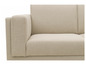 Eine beige Eckcouch im minimalistischen, modernen Stil.
