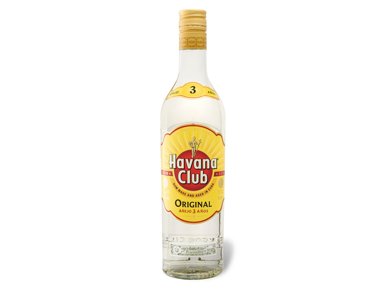 Gehe zu Vollbildansicht: Havana Club Rum Anejo 3 Jahre 40% Vol - Bild 1