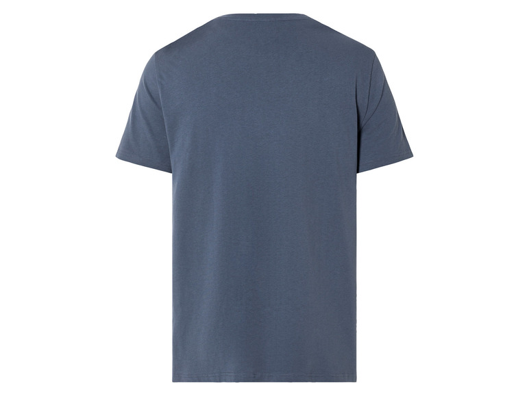 Gehe zu Vollbildansicht: LIVERGY® Herren T-Shirt mit Print aus reiner Baumwolle - Bild 4