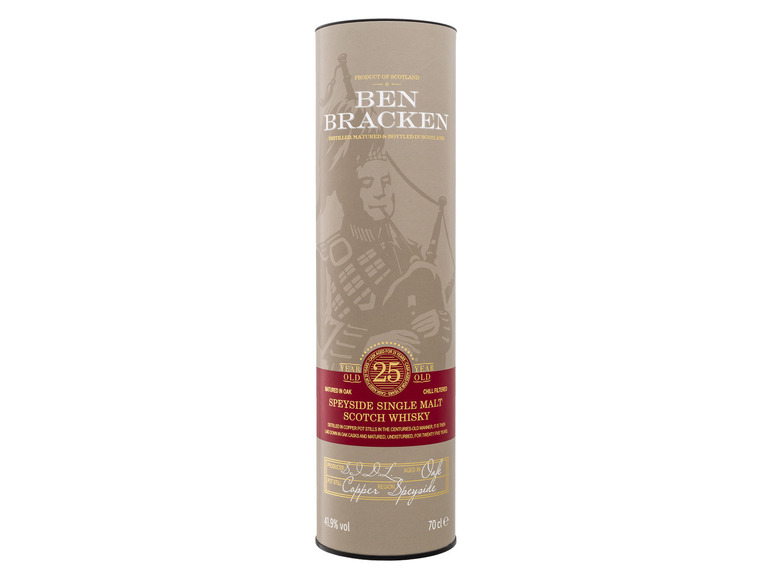 Gehe zu Vollbildansicht: Ben Bracken Speyside Single Malt Scotch Whisky 25 Jahre 41,9% Vol - Bild 3