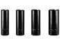 Vier schwarze tiefe Steckschlüssel in den Größen 17mm, 19mm, 21mm und 23mm.