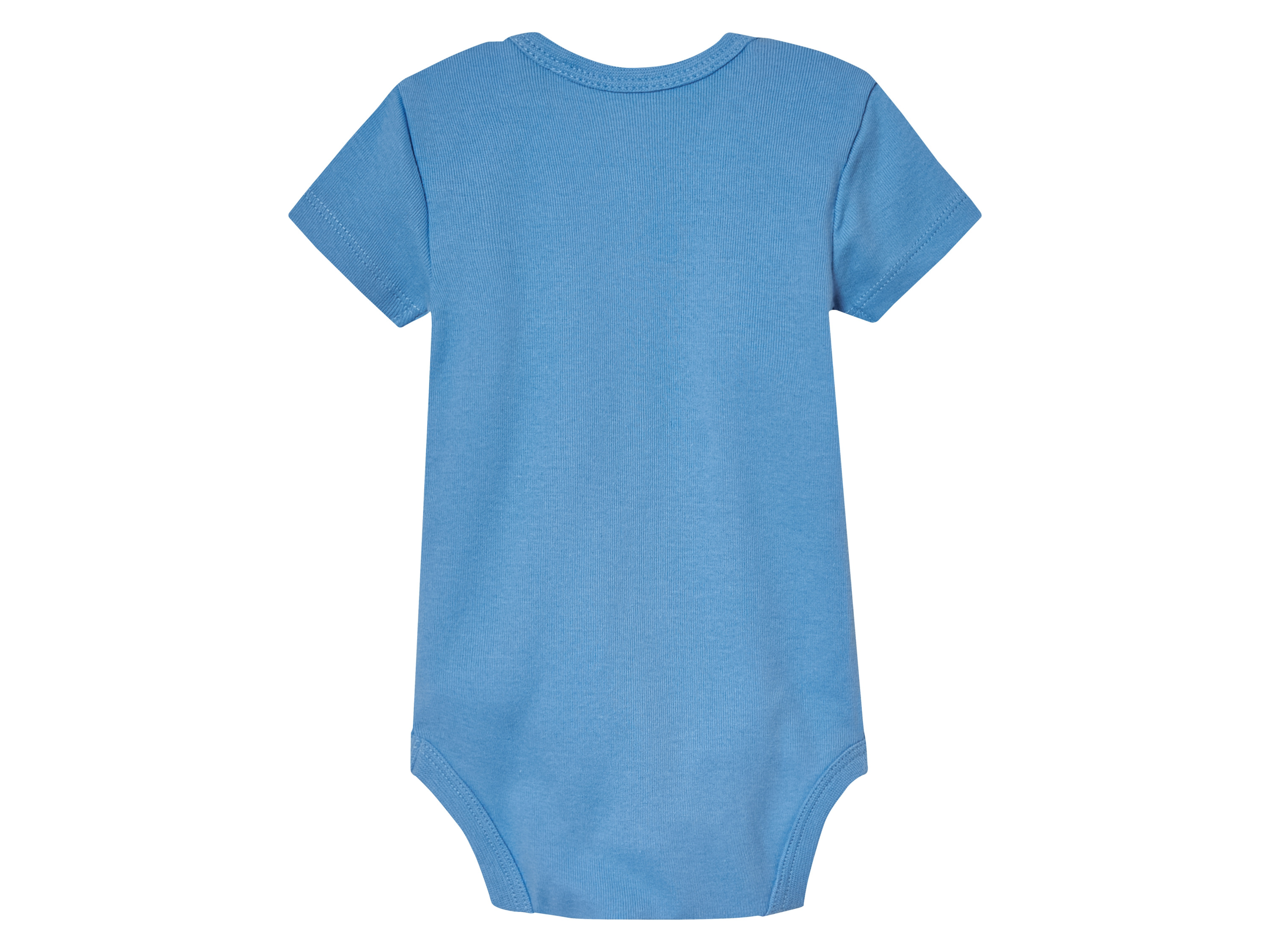Thumbnail - lupilu® Baby Jungen Body 3er (hellblau/weiß/blau, 50/56)