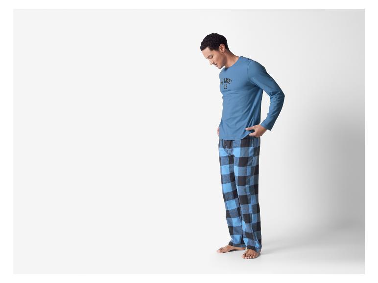 Herren Pyjama mit Hose aus Flanell