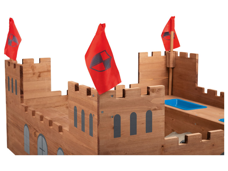 Gehe zu Vollbildansicht: Playtive Sandkasten Ritterburg, ideal für das Spiel mit Sand und Wasser - Bild 6