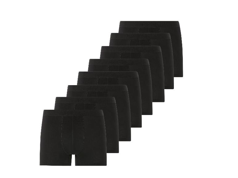 Sechs schwarze Boxershorts
