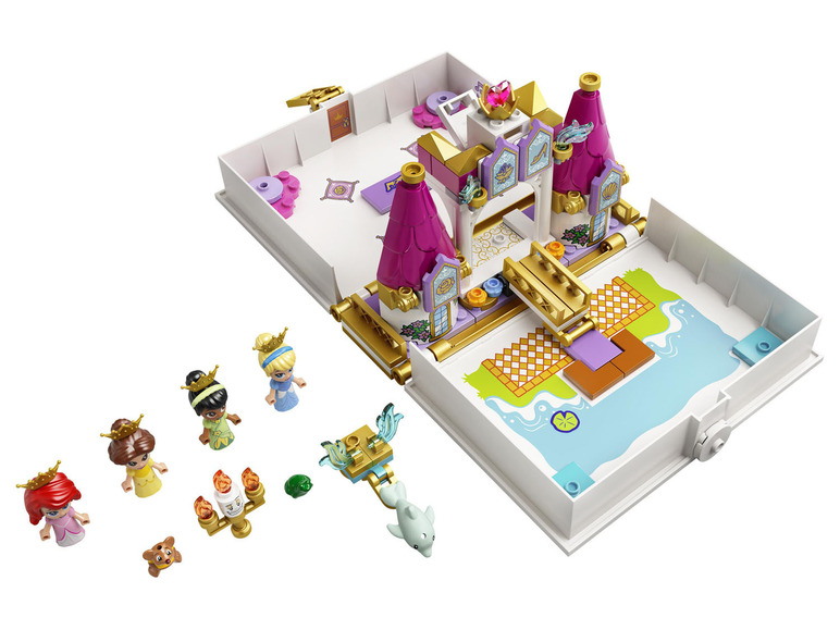 Gehe zu Vollbildansicht: LEGO® Disney Princess™ 43193 »Märchenbuch Abenteuer mit Arielle, Belle, Cinderella und Tiana« - Bild 6