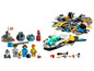 Lego City Raumschiff, Astronauten und Teile.