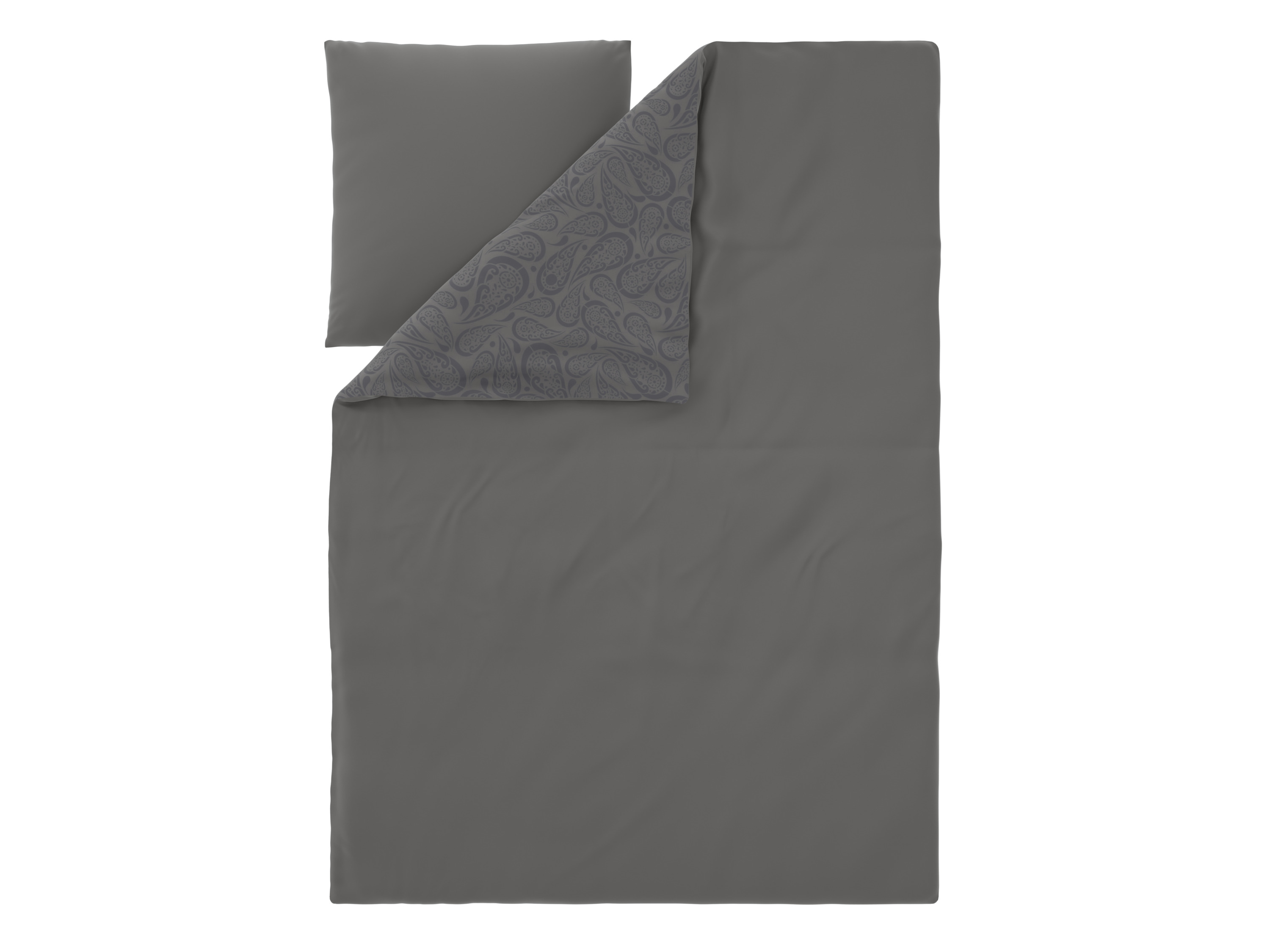 Thumbnail - LIVARNO® Plüsch-Wendebettwäsche (Achtung: LV OSDE) (Grau)