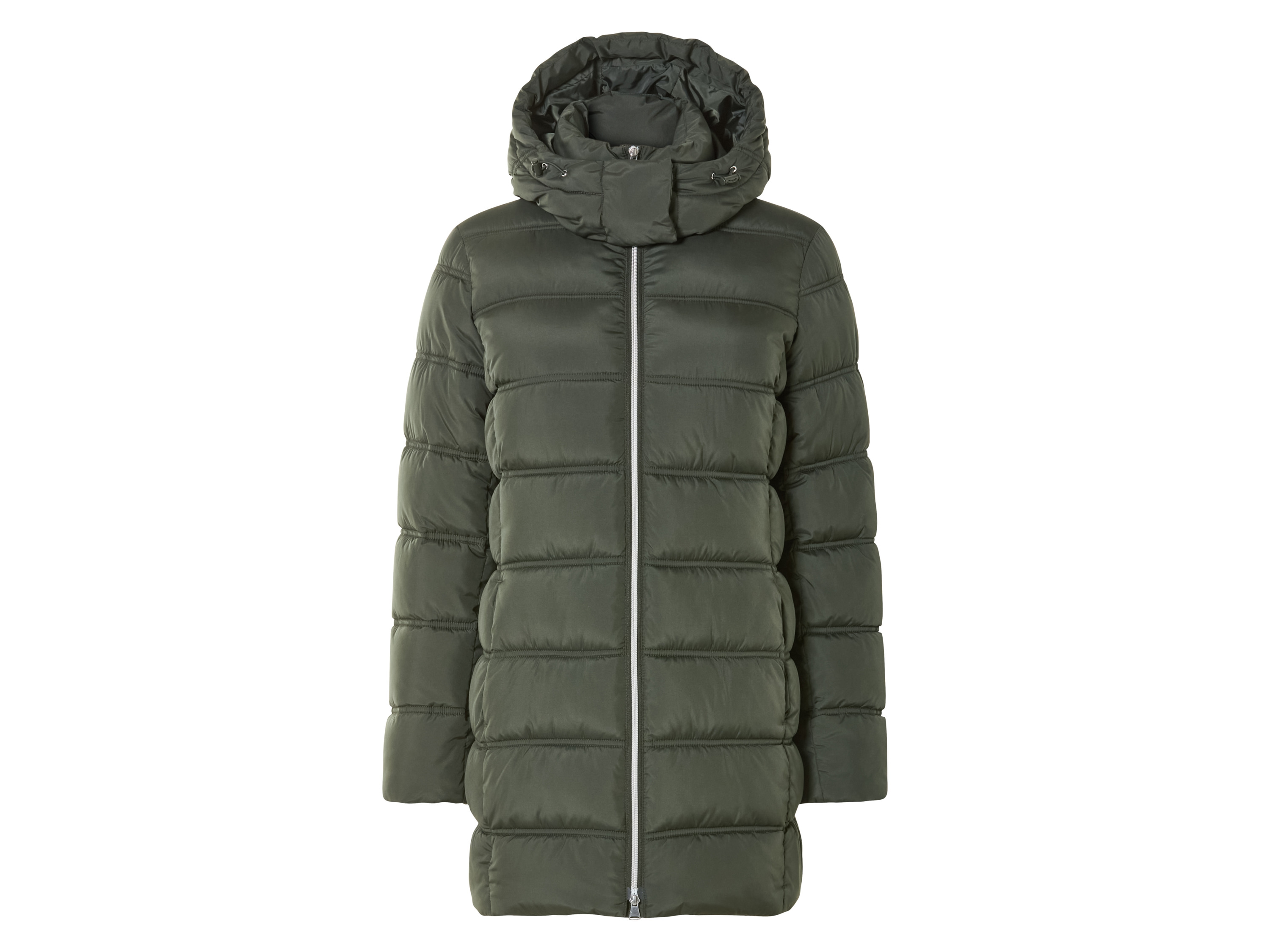 esmara® Damen Steppmantel Thermo (Khaki, XS(32/34))““ | dass ein Textil- oder Lederprodukt auf mehr als 300 Schadstoffe geprüft wurde. Grüner Knopf Für eine umweltfreundlichere Produktion Der Grüne Knopf ist ein staatliches Siegel für nachhaltige Textilien. Sozial. Ökologisch. Staatlich. Unabhängig zertifiziert. Er stellt verbindliche Anf““