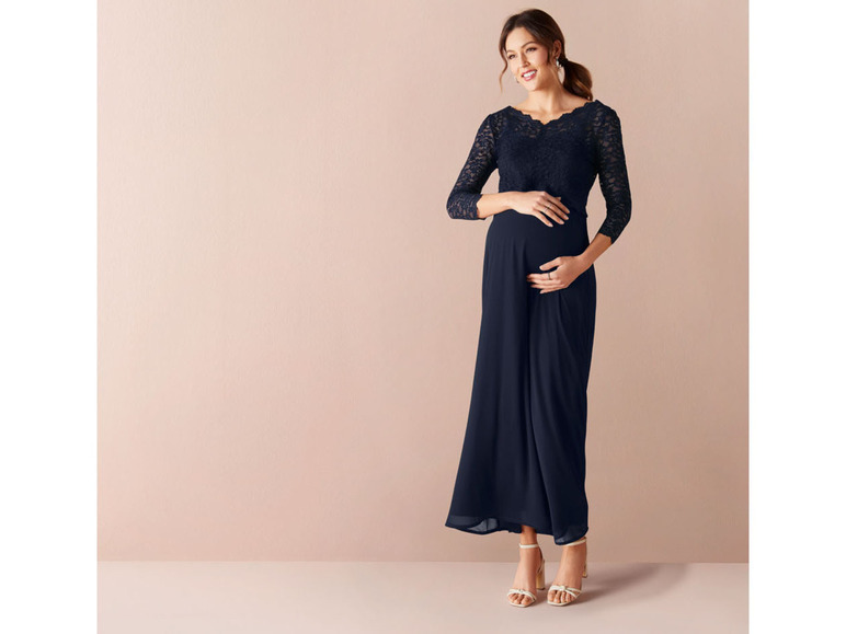 Gehe zu Vollbildansicht: esmara Damen Umstandskleid, hochwertig verarbeitet mit eleganter Spitze - Bild 9