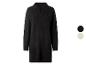 ESMARA® Damen Strickkleid mit Kragen, schwarz.