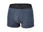 Dunkelblaue Boxershorts mit schwarzem Gummibund und Parkside-Logo.