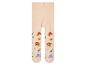 Beige Baby-Leggings mit Tierprint.