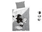 Bettwäsche mit Mickey Mouse im grauen Design