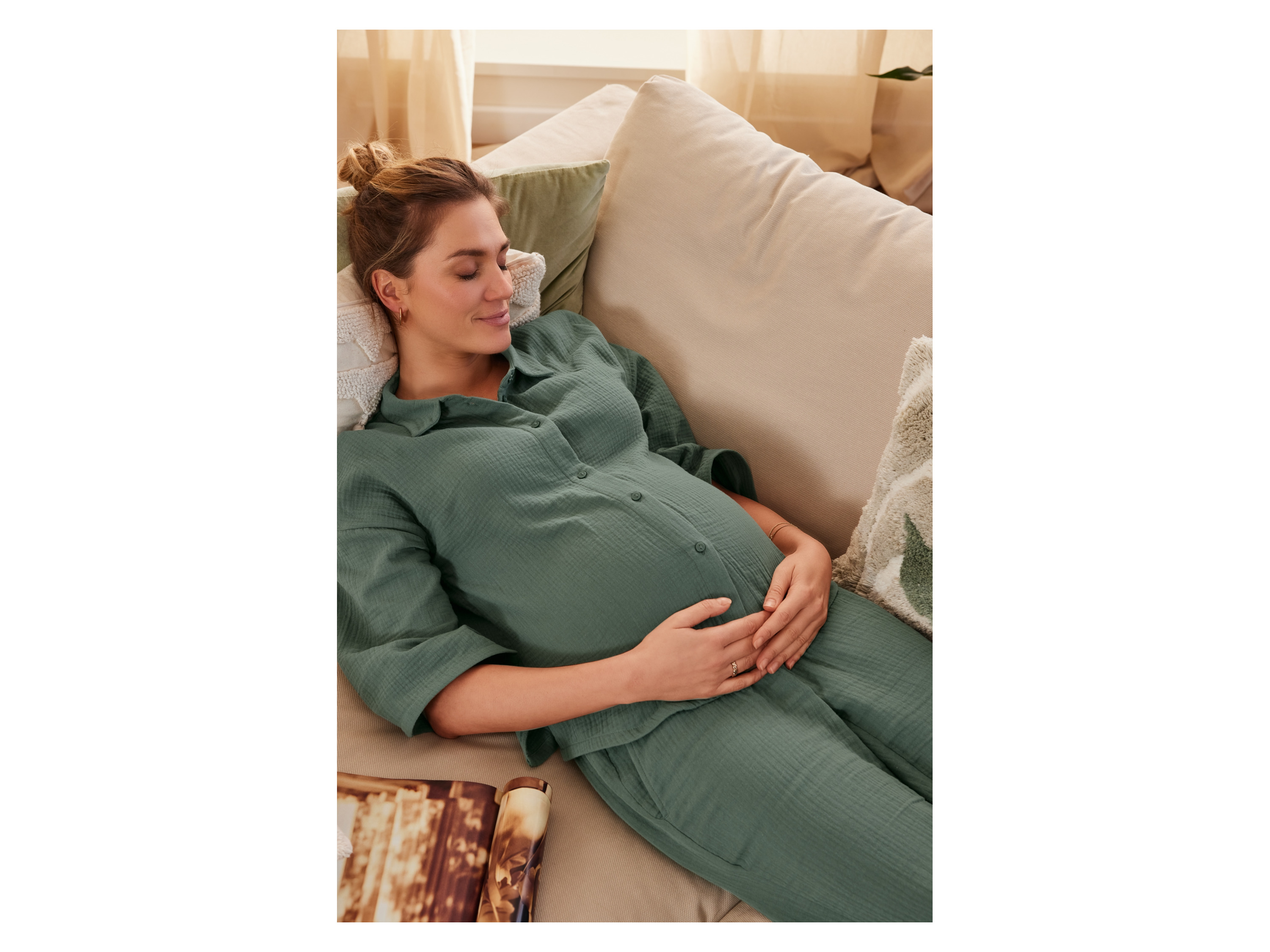 Thumbnail - esmara® Damen Relaxhose (Grün, S(36/38))