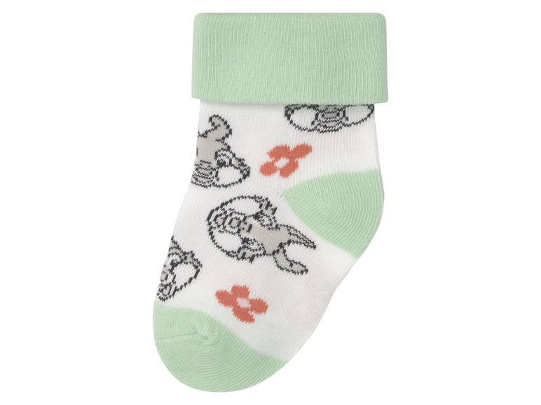Gehe zu Vollbildansicht: Baby Mädchen Socken, 3 Paar, mit Umschlagbund - Bild 3