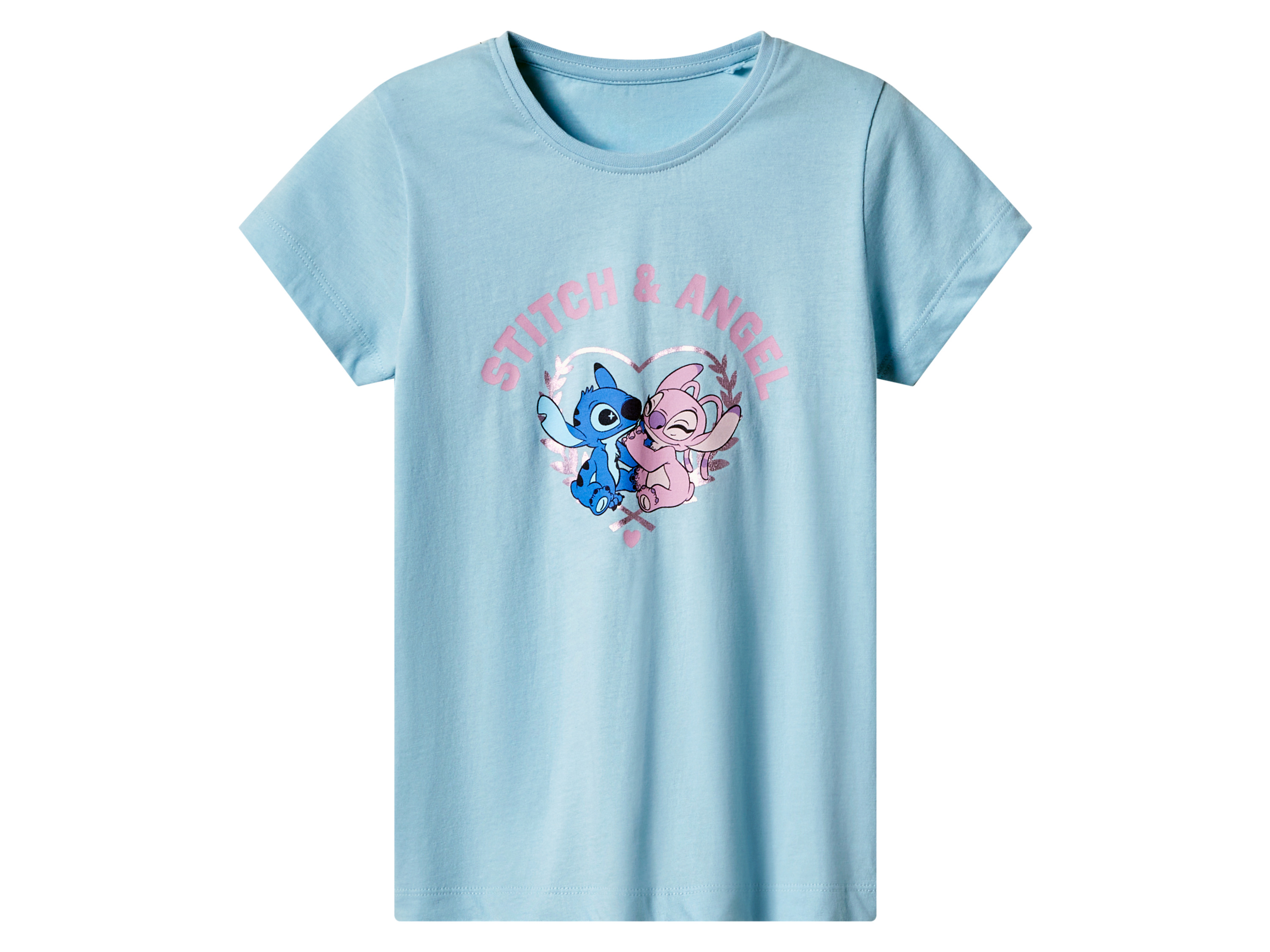 LUPILU® Kinder Pyjama (Stitch & Angel, 110/116) – Bild 2 von 4