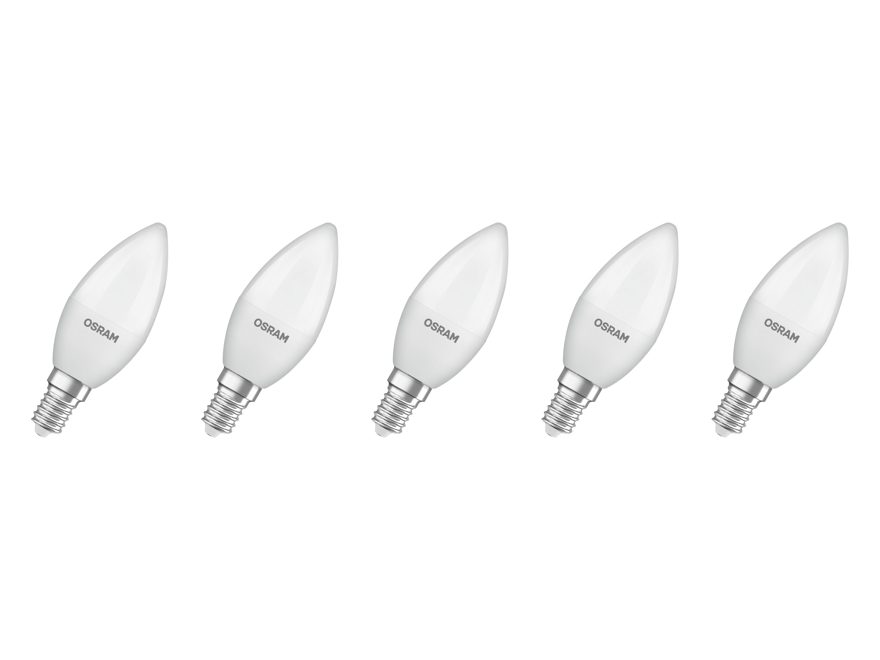 OSRAM LED-Leuchtmittel »LED Base Retro«, 5 Stück (CLB40, E14, 470lm, Matt)
