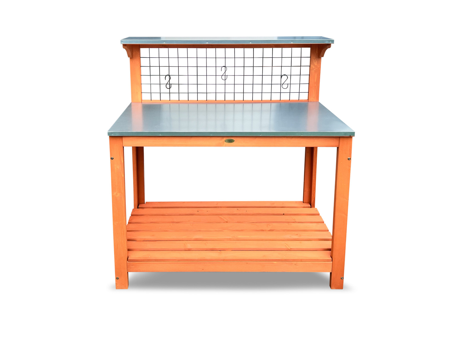 Habau Garden Table Brown 101x55x117 cm 5