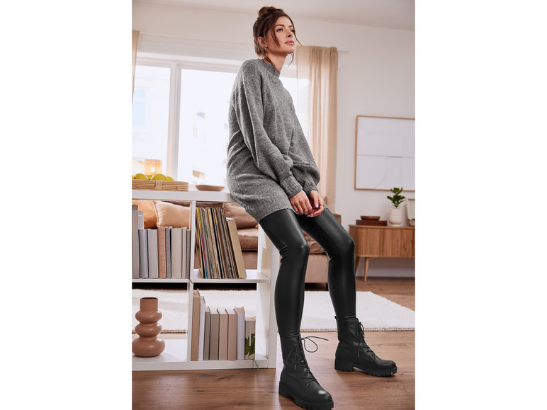 Gehe zu Vollbildansicht: esmara® Damen Strickkleid mit Rippstruktur - Bild 10