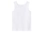 Weißes ärmelloses Unterhemd für Kinder
