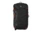 Schwarzer Crivit Rucksack mit orangefarbenen Details und Logo.