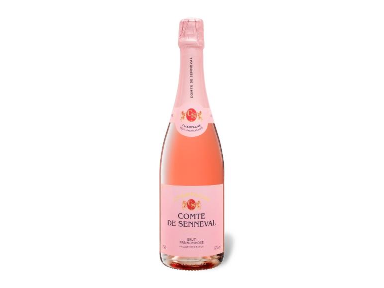 Flasche Comte de Senneval Brut Premium Rosé Champagner