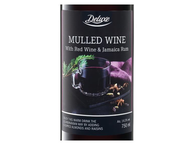 Deluxe Glühwein mit Rotwein und Jamaica Rum, 14,5% vol., 750 ml.