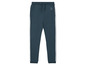 Dunkelblaue Jogginghose mit weißen Streifen und dem Logo von QS by s.Oliver.