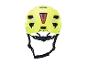 Prophete Fahrradhelm, neon-gelb mit Rücklicht.
