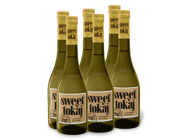 6 x 0,375-l-Flasche Weinpaket Sweet by Tokaj Late Harvest White Wine süß, Weißwein
