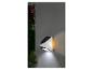 LIVARNO home LED-Solar-Wandleuchte mit Bewegungsmelder an einer grauen Wand.