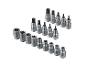 Satz Chrom-Vanadium Torx- und E-Nüsse, inklusive T70, T60, T55, T50, E24, E22, E20, E18.