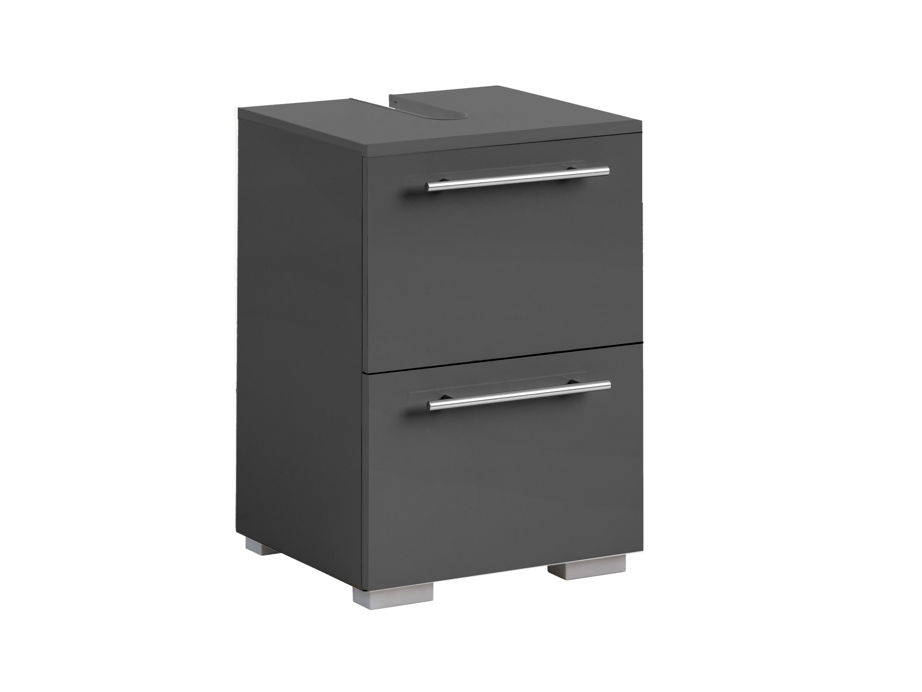 SCHILDMEYER Waschbeckenunterschrank Carlos (Breite 40 cm, Anthrazit)