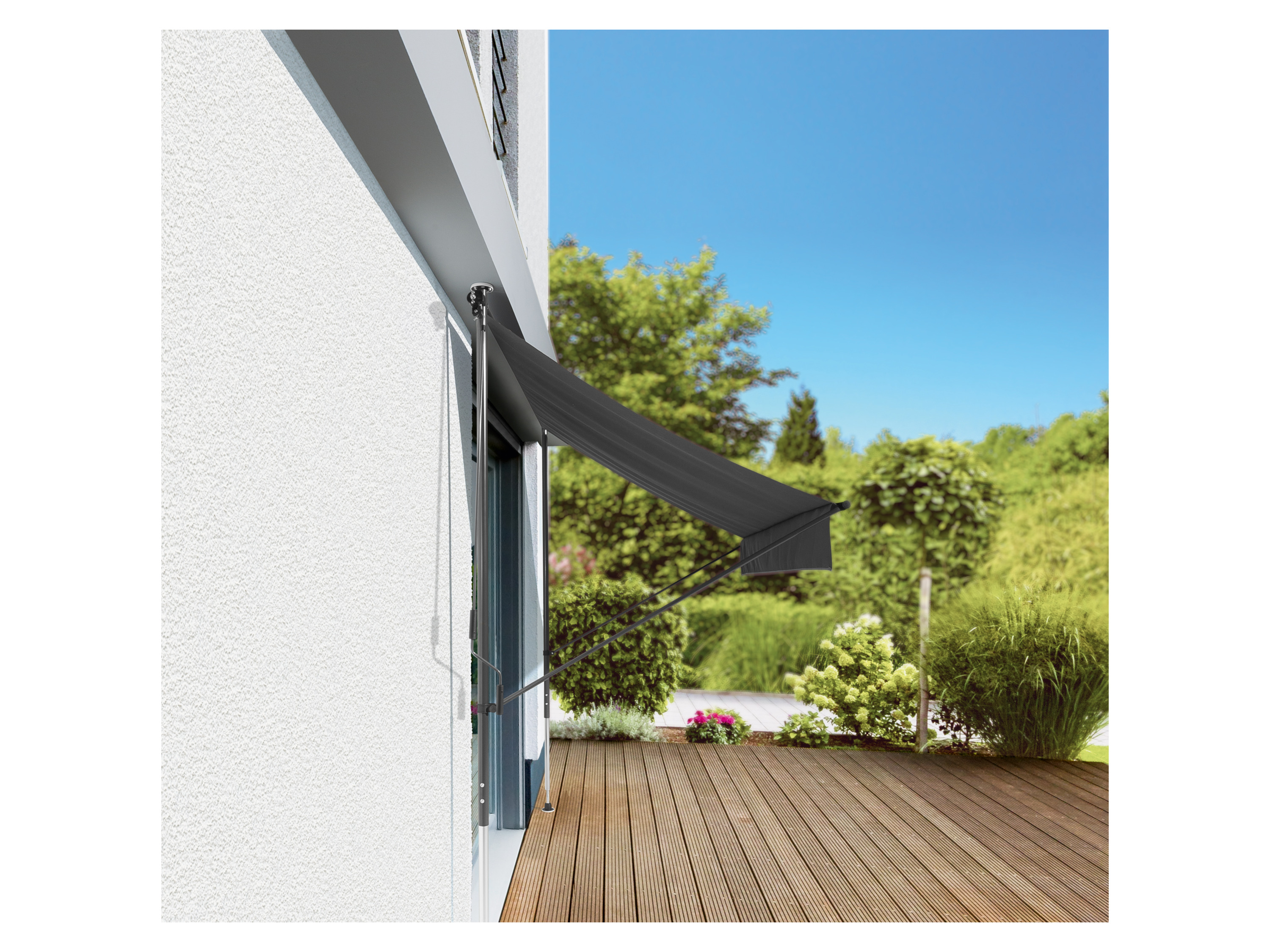 Thumbnail - LIVARNO home Klemmmarkise 200 x 150, anthrazit