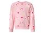 Rosa Sweatshirt mit Regenbogen-, Eis- und Donut-Print.