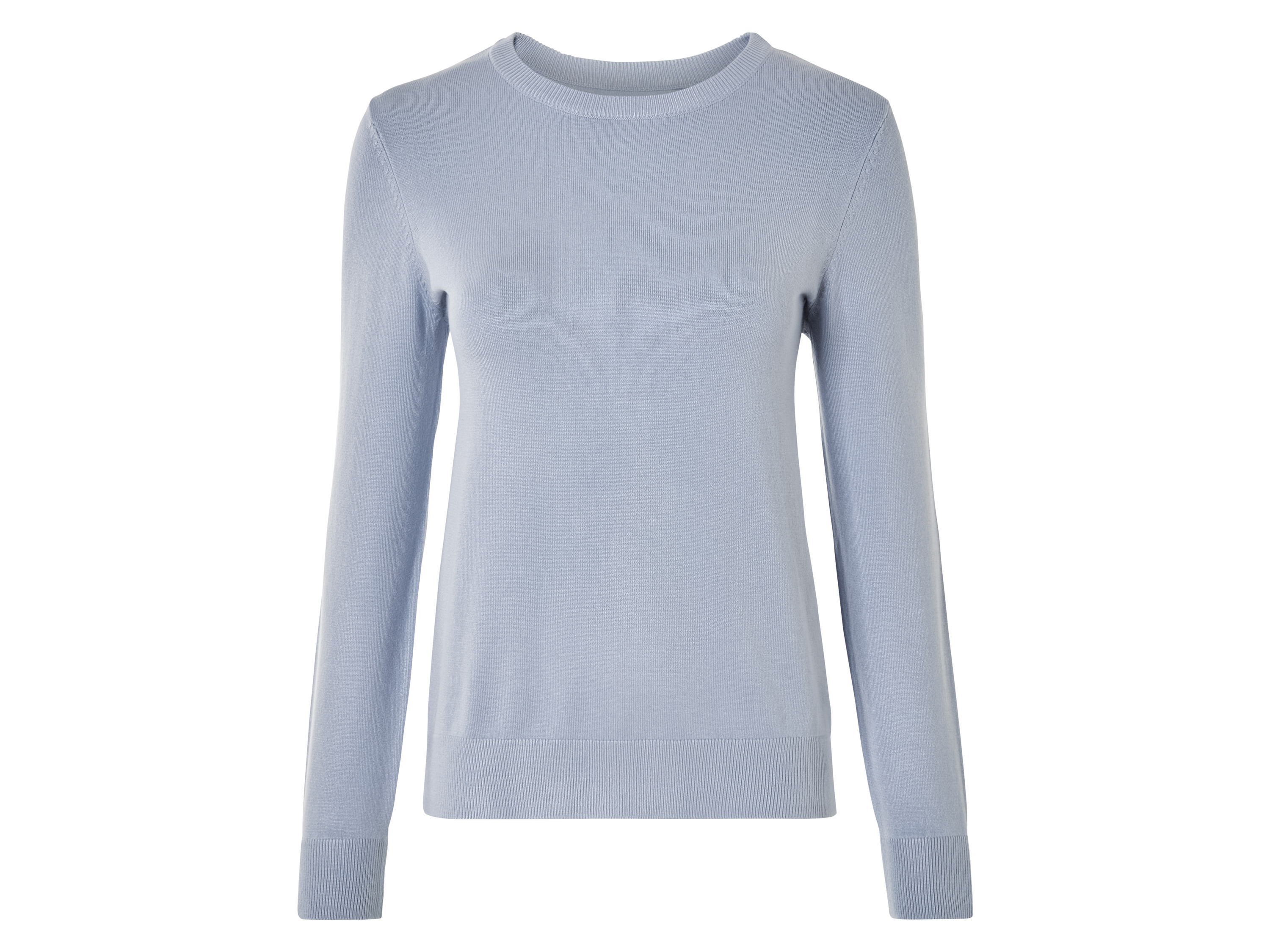esmara® Damen Pullover Feinstrick (Blau, XL (48/50))““ | grau