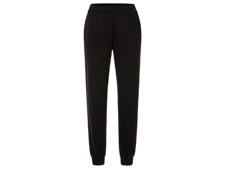 Schwarze Jogginghose mit elastischem Bund.