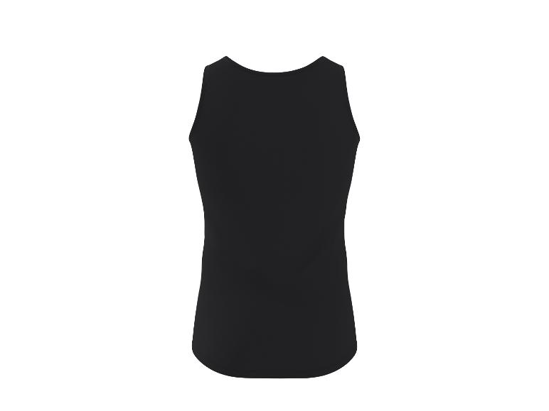 Schwarzes Herren-Tanktop, Rückansicht