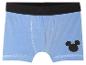 Blaue Boxershorts mit Mickey Mouse-Motiv