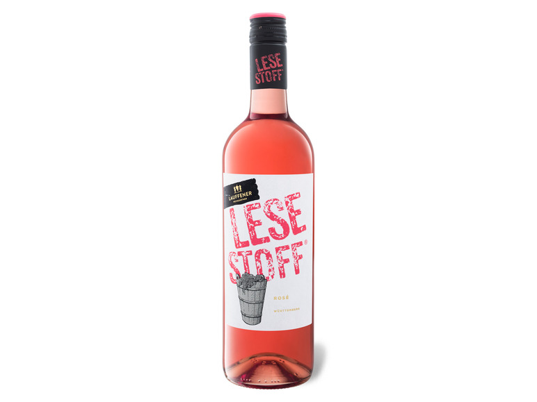 Lesestoff 2021 Lauffener Roséwein QbA Weingärtner Rosé halbtrocken,