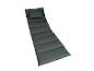 Dunkelgraue Liegeauflage mit Kissen für Sonnenliege oder Gartenmöbel