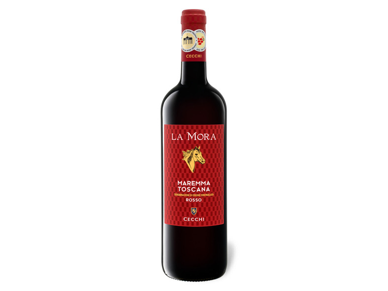 Gehe zu Vollbildansicht: Cecchi La Mora Rosso Maremma Toscana DOC trocken, Rotwein 2019 - Bild 1