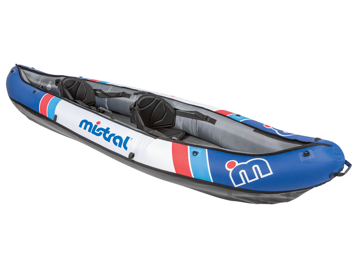 Thumbnail - Mistral Nylon Kajak, 3-Luftkammersystem, mit 2 Doppelpaddeln