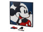 LEGO Art Mosaik von Mickey Mouse mit zusätzlichen Teilen.