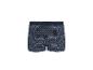 Herren-Boxershorts mit Muster in Dunkelblau mit dezentem geometrischem Design.