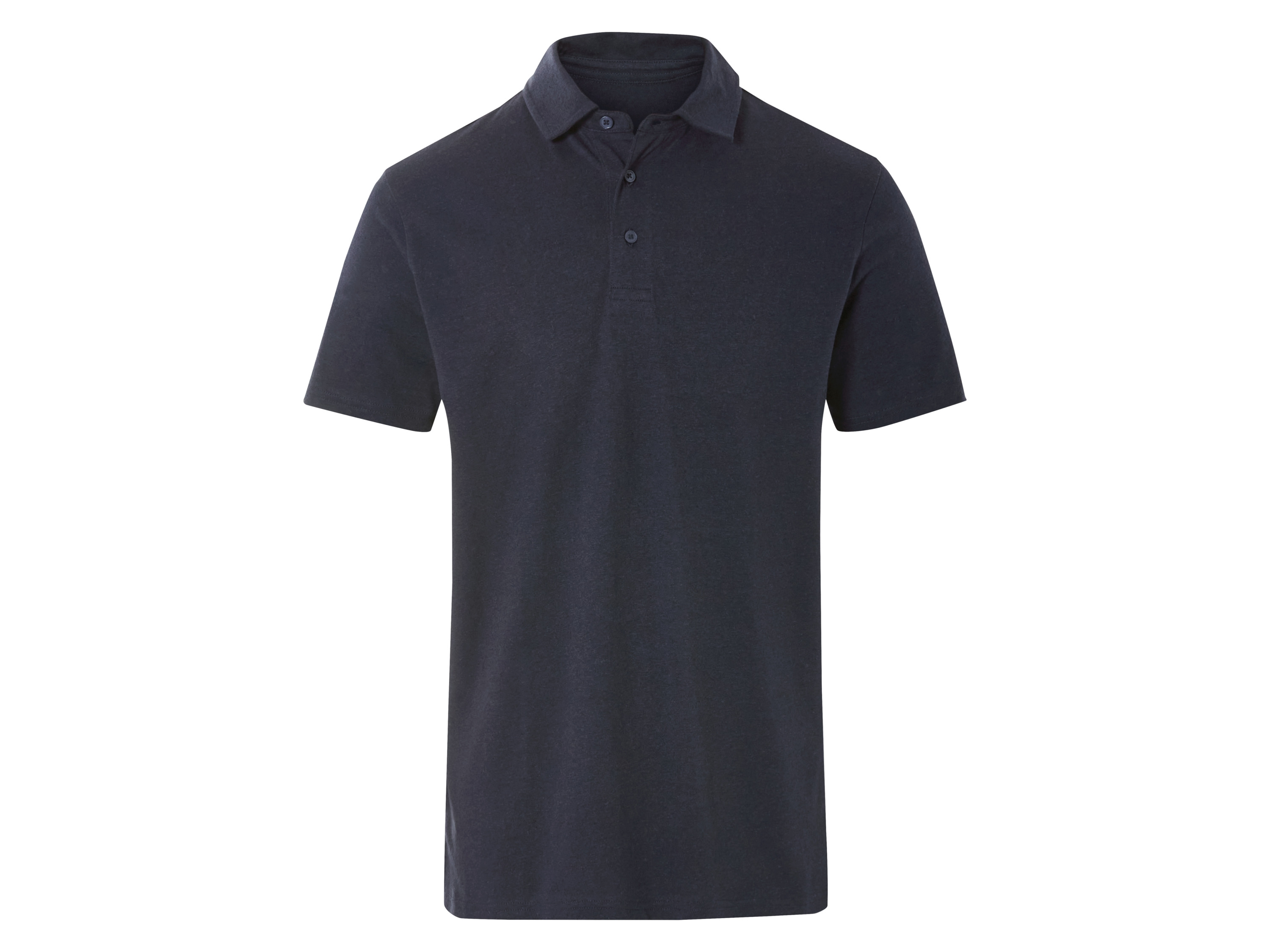 LIVERGY® Herren Poloshirt mit Leinen (Navy, S (44/46))““ | Wir unterstützen den nachhaltigen Baumwollanbau in Afrika &checkmark