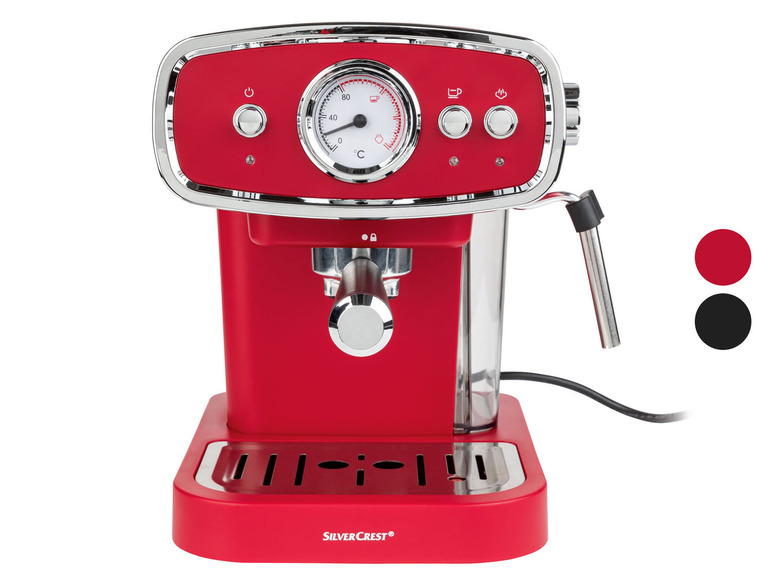 Gehe zu Vollbildansicht: SILVERCREST® Espressomaschine »SEM 1050 B1«, mit Siebträger - Bild 1